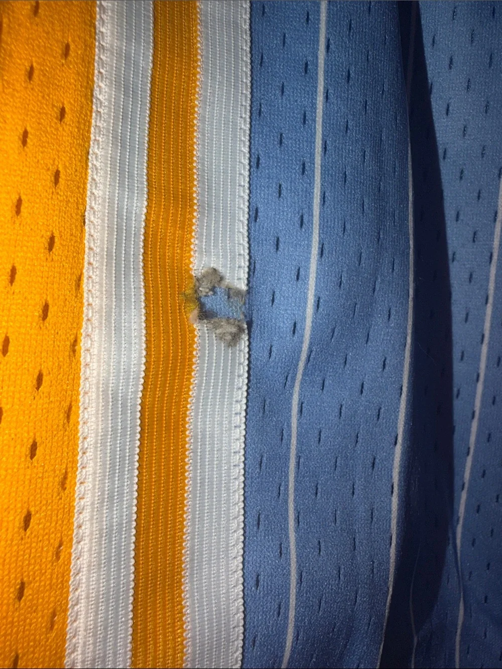 🏀🩳🏀 Mitchell & Ness LA Lakers Yellow and Light Blue Shorts